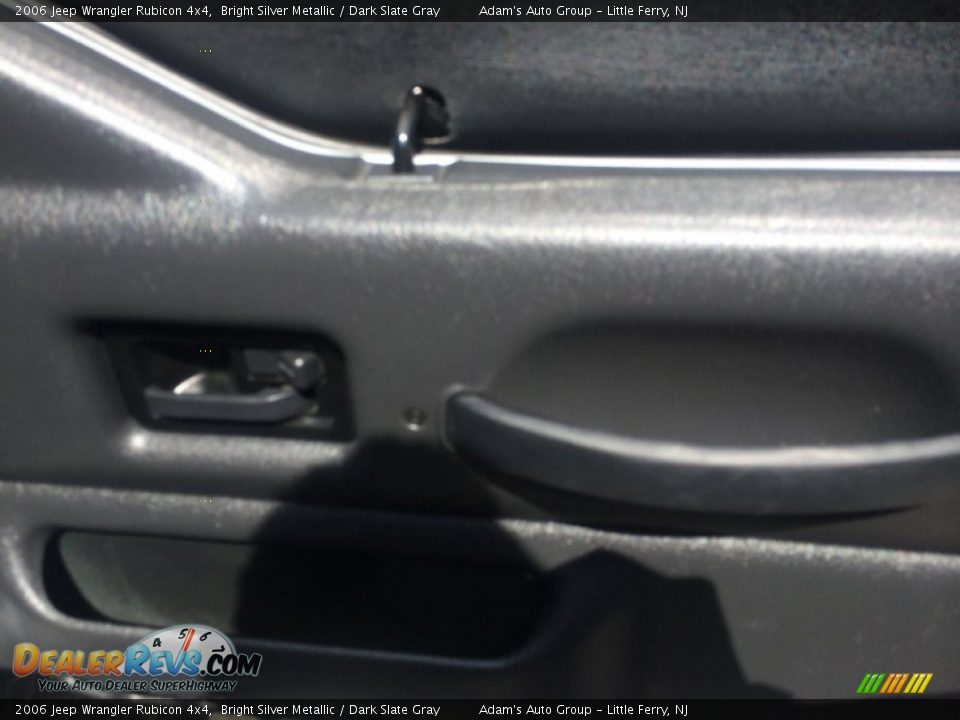 2006 Jeep Wrangler Rubicon 4x4 Bright Silver Metallic / Dark Slate Gray Photo #12