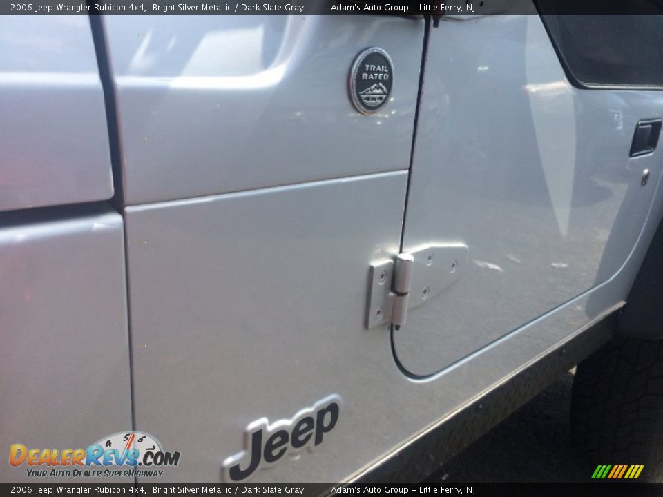 2006 Jeep Wrangler Rubicon 4x4 Bright Silver Metallic / Dark Slate Gray Photo #19
