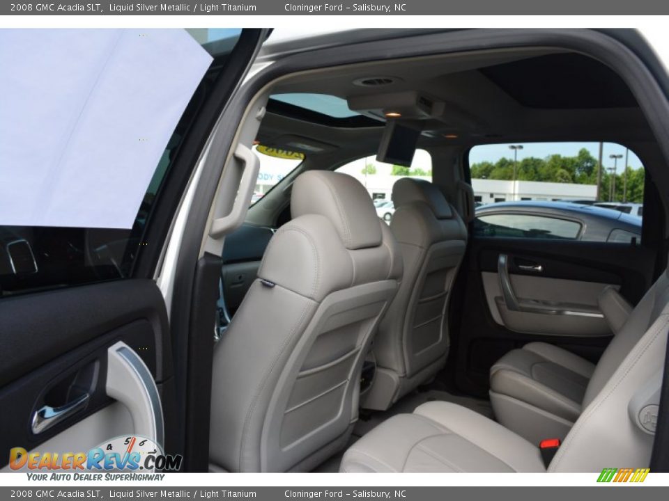 2008 GMC Acadia SLT Liquid Silver Metallic / Light Titanium Photo #11