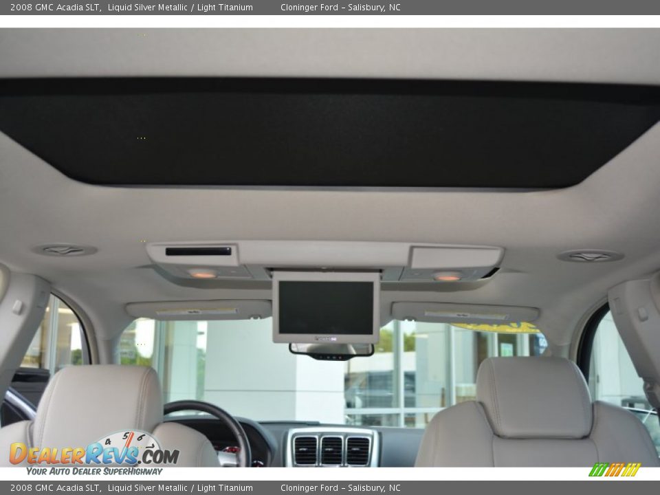 2008 GMC Acadia SLT Liquid Silver Metallic / Light Titanium Photo #13