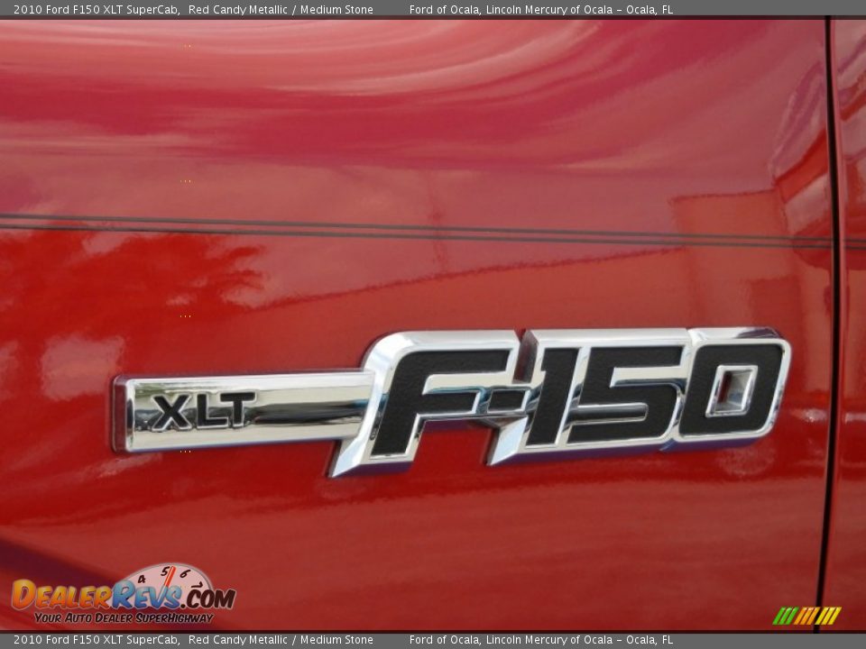 2010 Ford F150 XLT SuperCab Red Candy Metallic / Medium Stone Photo #10