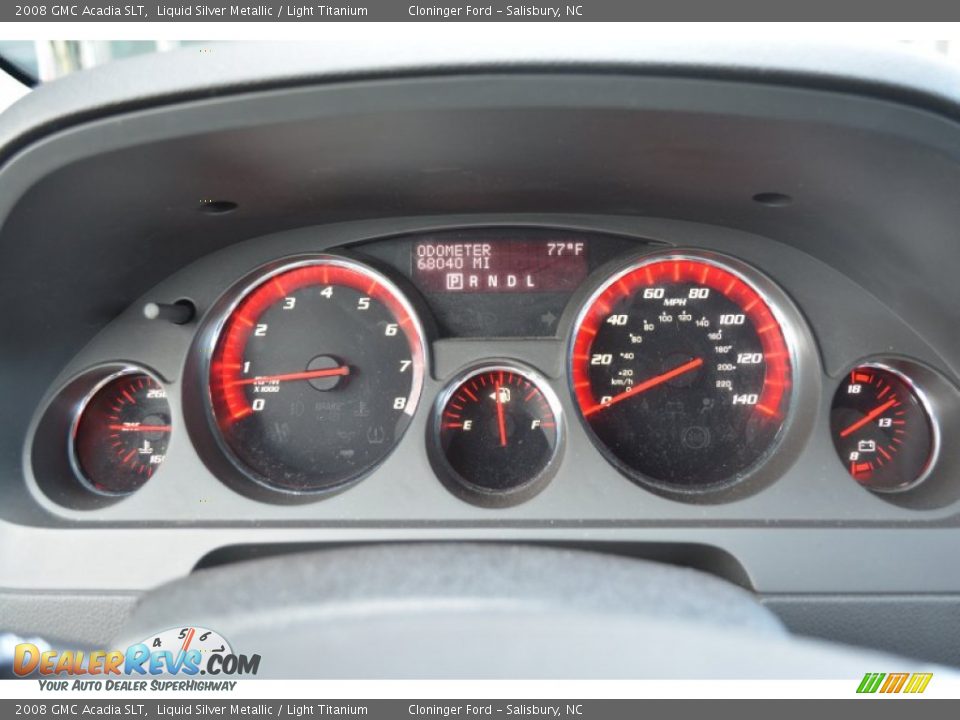 2008 GMC Acadia SLT Gauges Photo #32