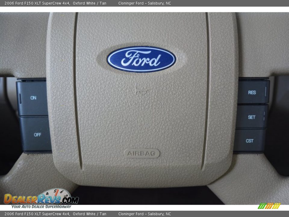 2006 Ford F150 XLT SuperCrew 4x4 Oxford White / Tan Photo #23