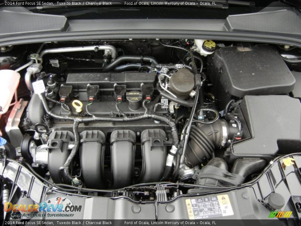 2014 Ford Focus SE Sedan 2.0 Liter GDI DOHC 16-Valve Ti-VCT Flex-Fuel 4 Cylinder Engine Photo #11