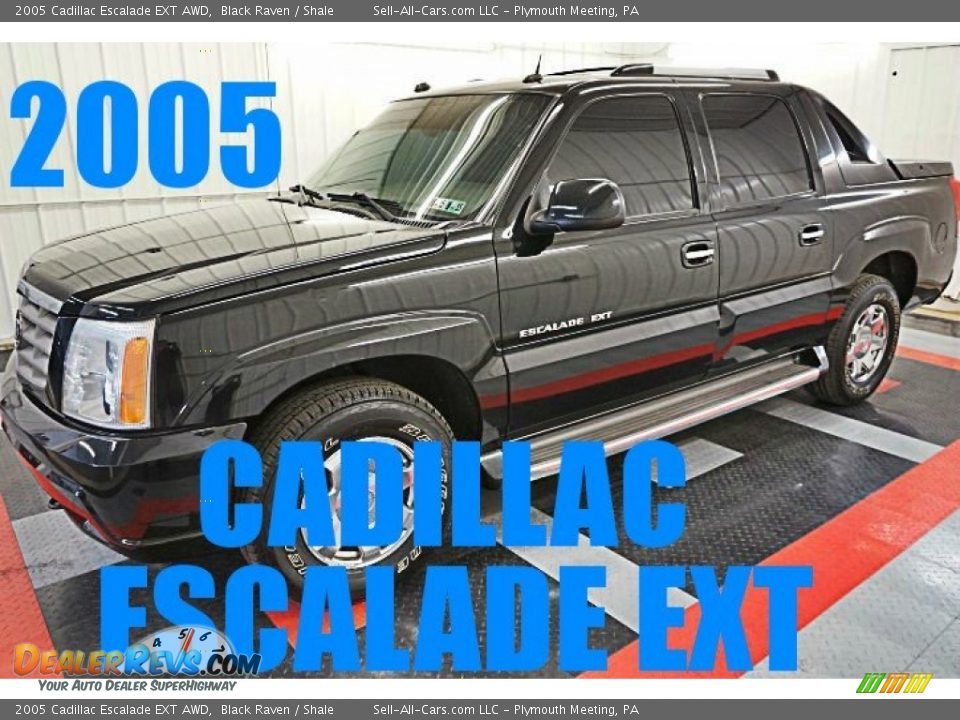 2005 Cadillac Escalade EXT AWD Black Raven / Shale Photo #1