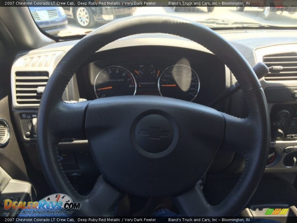 2007 Chevrolet Colorado LT Crew Cab Deep Ruby Red Metallic / Very Dark Pewter Photo #11