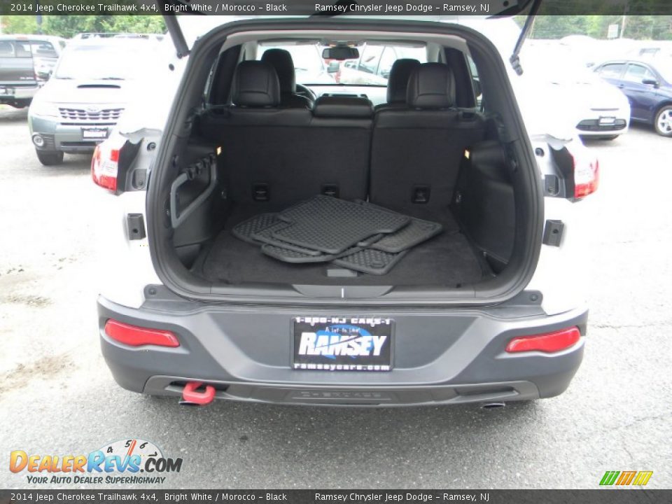 2014 Jeep Cherokee Trailhawk 4x4 Bright White / Morocco - Black Photo #8