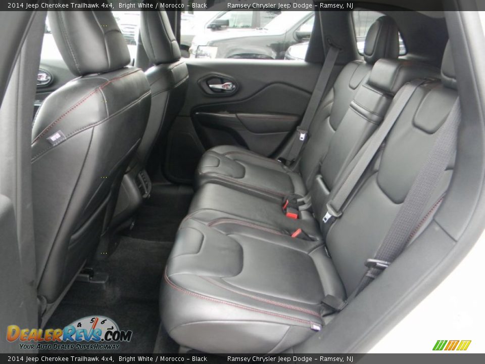 2014 Jeep Cherokee Trailhawk 4x4 Bright White / Morocco - Black Photo #11
