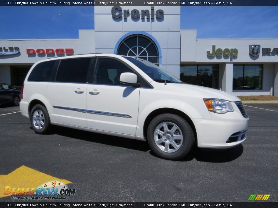 2012 Chrysler Town & Country Touring Stone White / Black/Light Graystone Photo #1