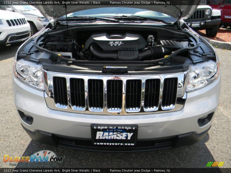 2012 Jeep Grand Cherokee Laredo 4x4 Bright Silver Metallic / Black Photo #3