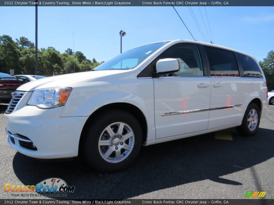2012 Chrysler Town & Country Touring Stone White / Black/Light Graystone Photo #3