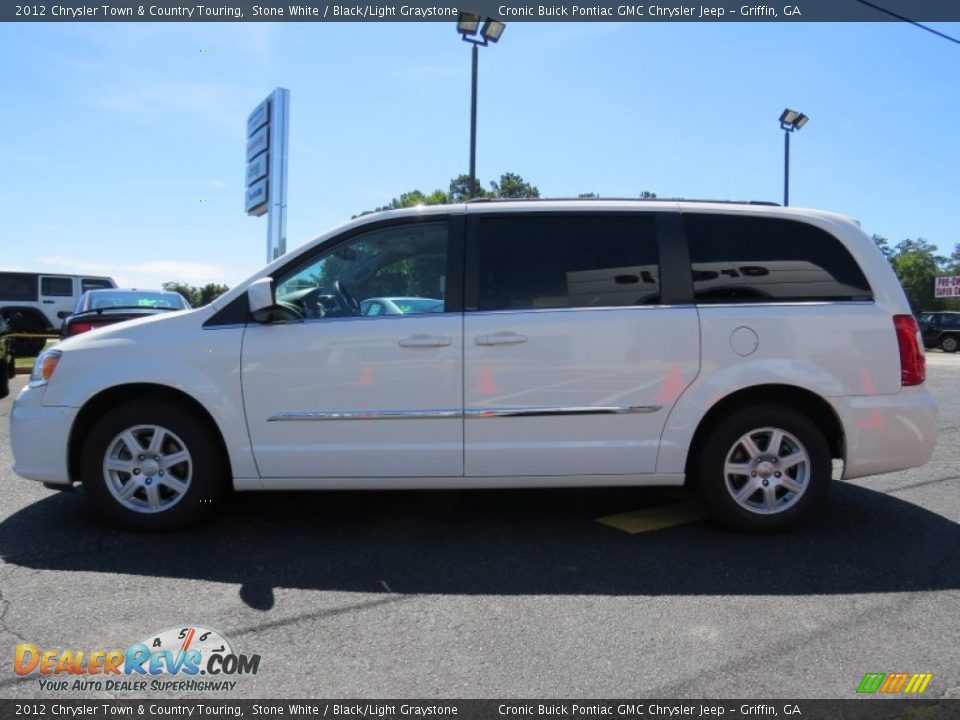 2012 Chrysler Town & Country Touring Stone White / Black/Light Graystone Photo #4