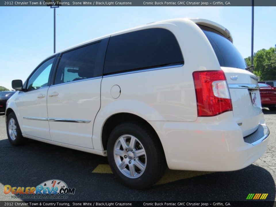 2012 Chrysler Town & Country Touring Stone White / Black/Light Graystone Photo #5