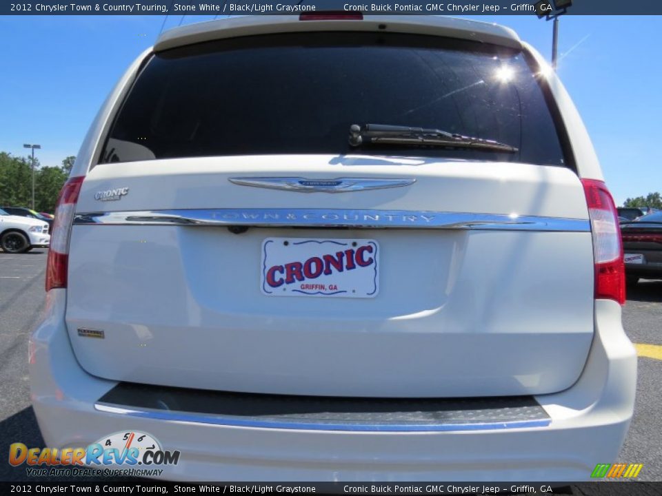 2012 Chrysler Town & Country Touring Stone White / Black/Light Graystone Photo #6