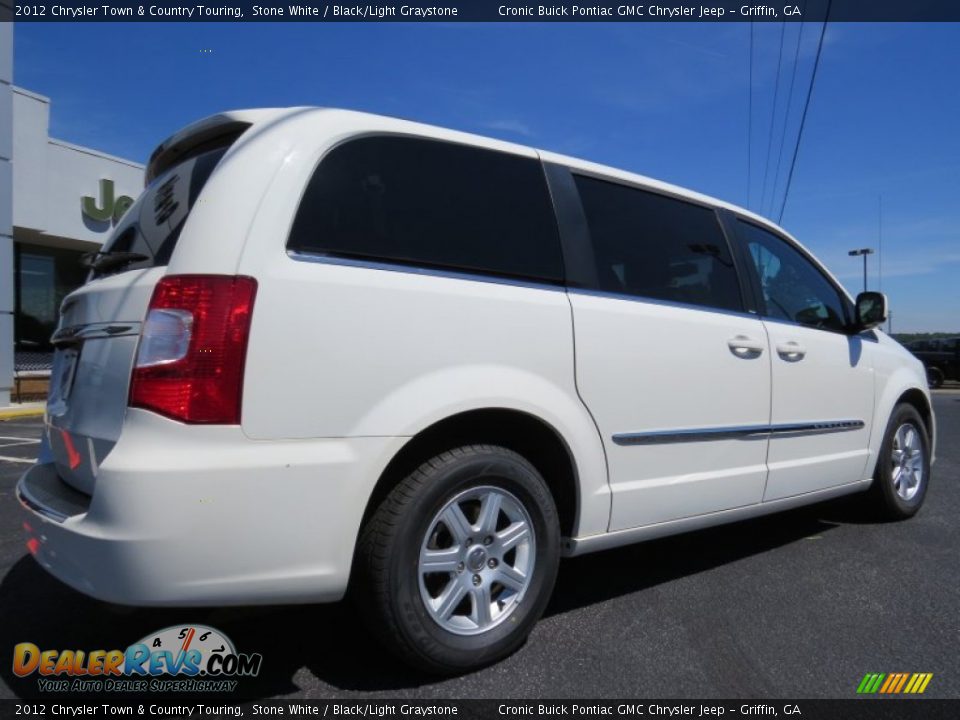 2012 Chrysler Town & Country Touring Stone White / Black/Light Graystone Photo #7