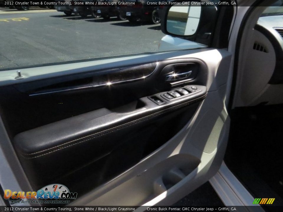 2012 Chrysler Town & Country Touring Stone White / Black/Light Graystone Photo #11