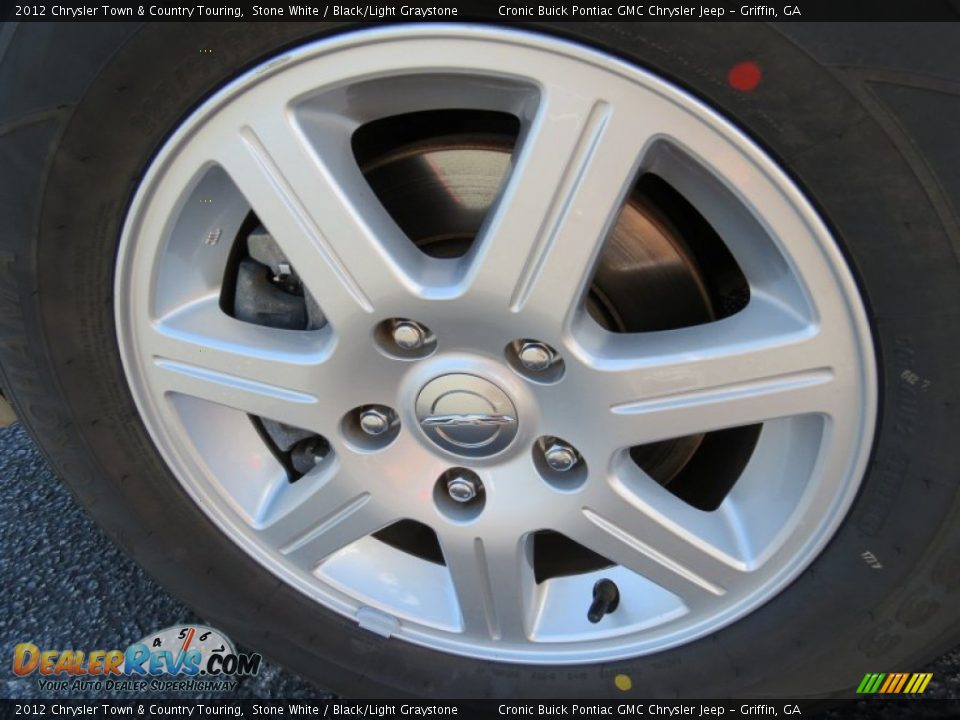 2012 Chrysler Town & Country Touring Stone White / Black/Light Graystone Photo #13