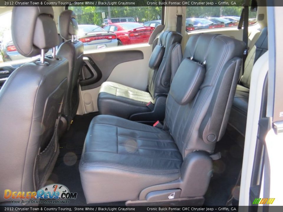 2012 Chrysler Town & Country Touring Stone White / Black/Light Graystone Photo #14