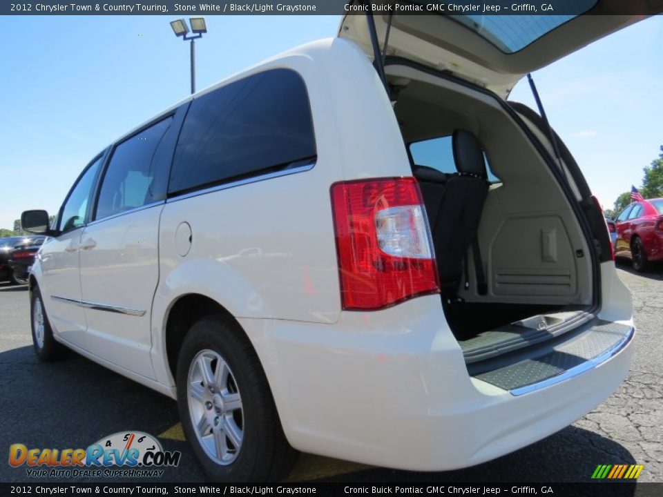 2012 Chrysler Town & Country Touring Stone White / Black/Light Graystone Photo #16