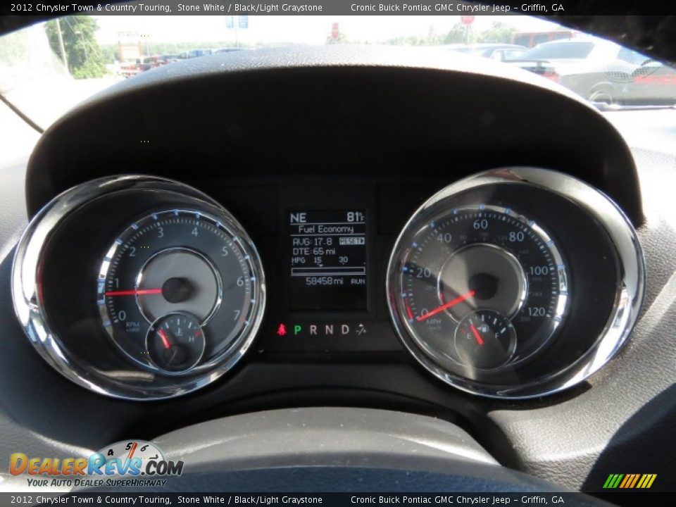 2012 Chrysler Town & Country Touring Stone White / Black/Light Graystone Photo #21