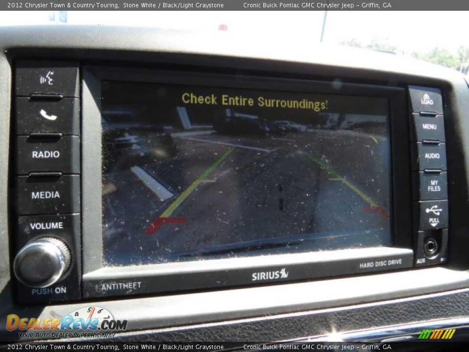 2012 Chrysler Town & Country Touring Stone White / Black/Light Graystone Photo #23