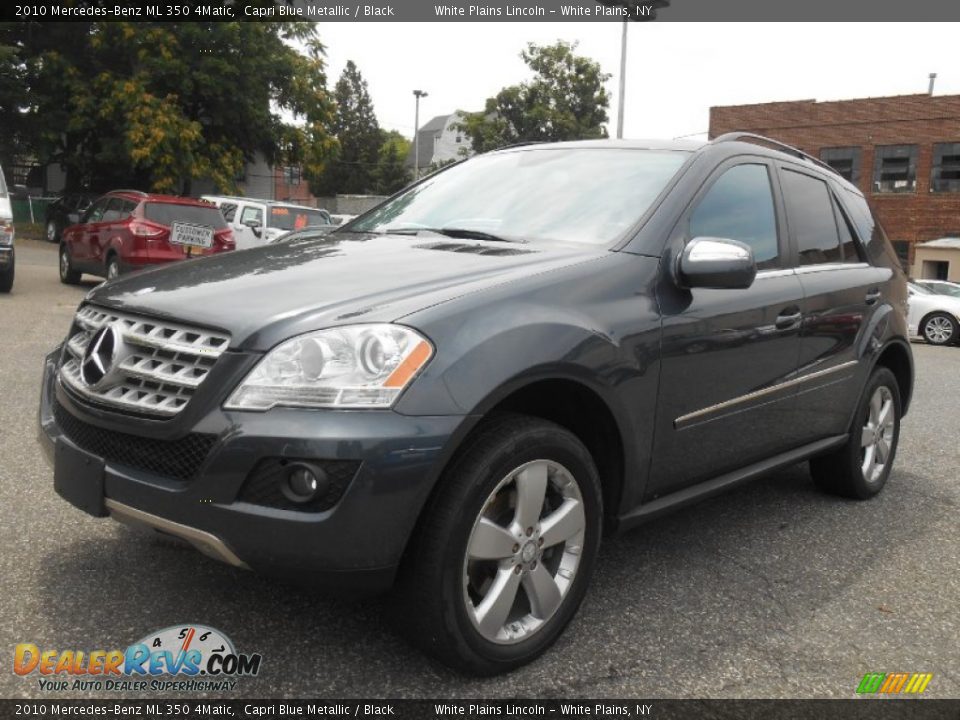 2010 Mercedes-Benz ML 350 4Matic Capri Blue Metallic / Black Photo #7