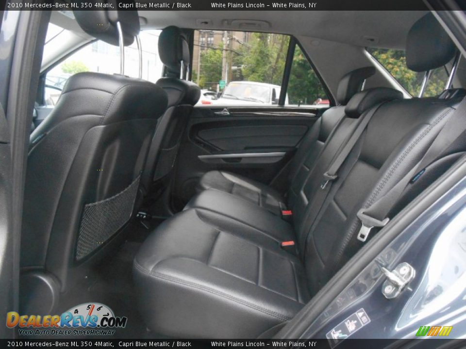 2010 Mercedes-Benz ML 350 4Matic Capri Blue Metallic / Black Photo #8