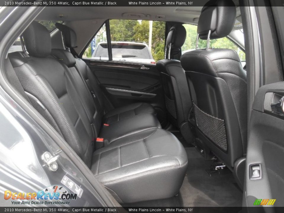 2010 Mercedes-Benz ML 350 4Matic Capri Blue Metallic / Black Photo #9