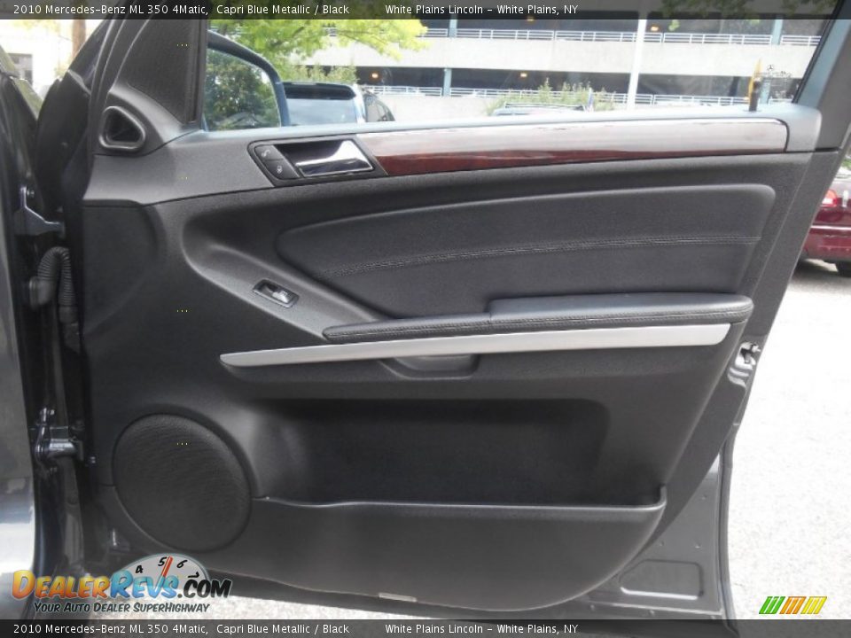 2010 Mercedes-Benz ML 350 4Matic Capri Blue Metallic / Black Photo #10