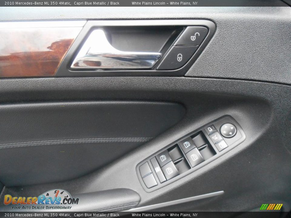 2010 Mercedes-Benz ML 350 4Matic Capri Blue Metallic / Black Photo #13
