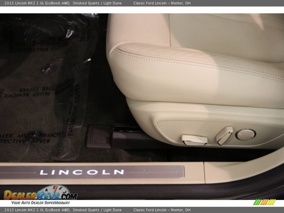 2013 Lincoln MKZ 2.0L EcoBoost AWD Smoked Quartz / Light Dune Photo #5
