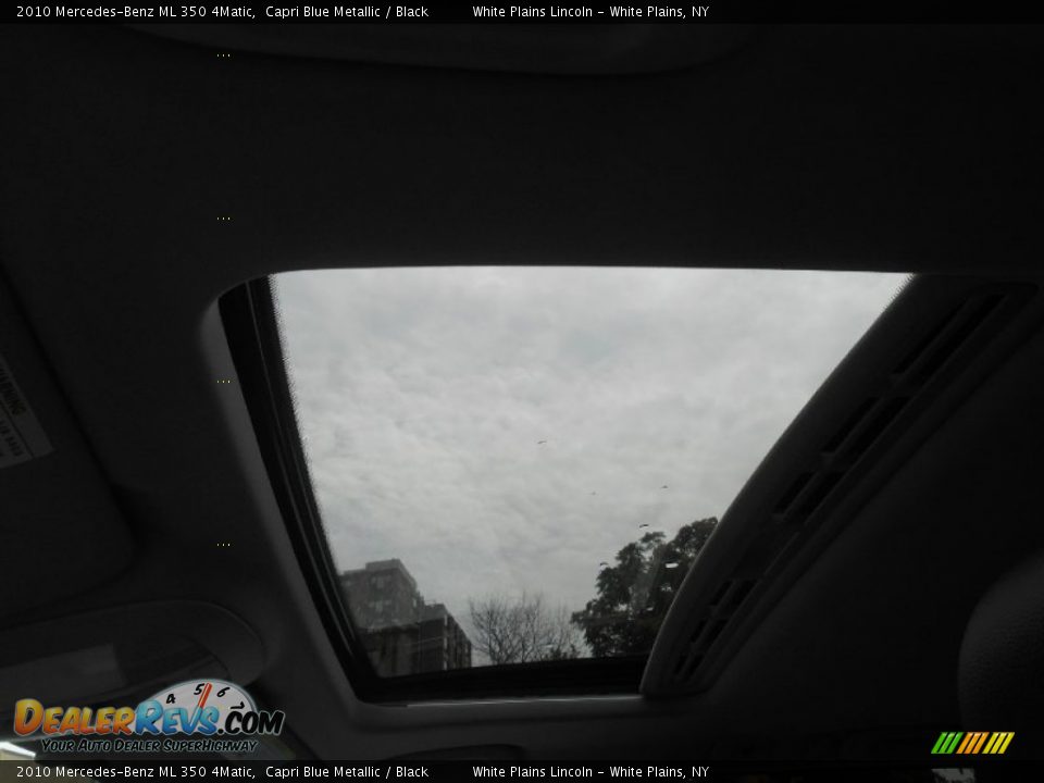 2010 Mercedes-Benz ML 350 4Matic Capri Blue Metallic / Black Photo #15