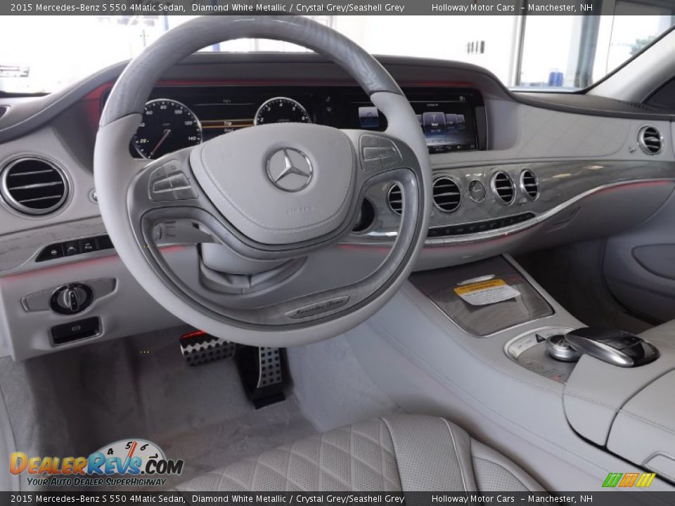 Dashboard of 2015 Mercedes-Benz S 550 4Matic Sedan Photo #10