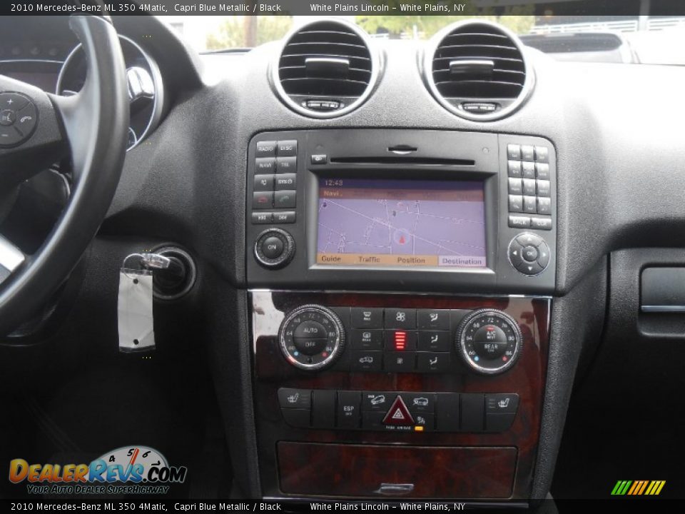 2010 Mercedes-Benz ML 350 4Matic Capri Blue Metallic / Black Photo #21