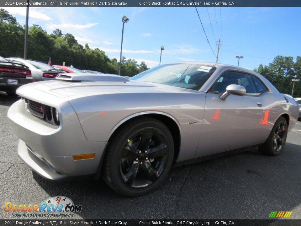 2014 Dodge Challenger R/T Billet Silver Metallic / Dark Slate Gray Photo #3