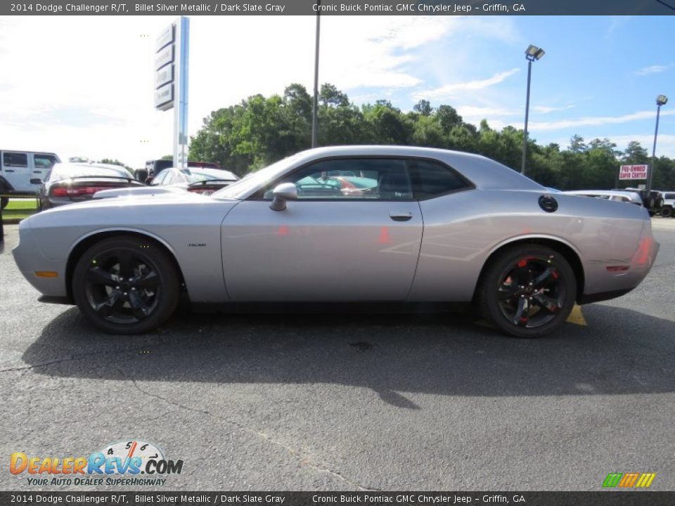 2014 Dodge Challenger R/T Billet Silver Metallic / Dark Slate Gray Photo #4
