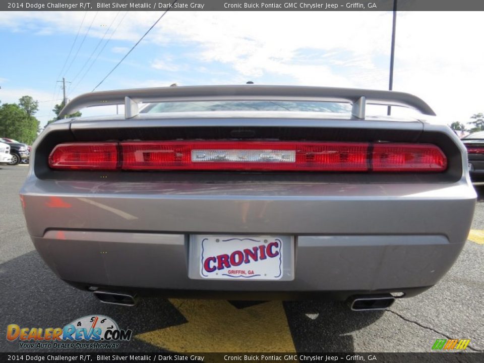 2014 Dodge Challenger R/T Billet Silver Metallic / Dark Slate Gray Photo #6