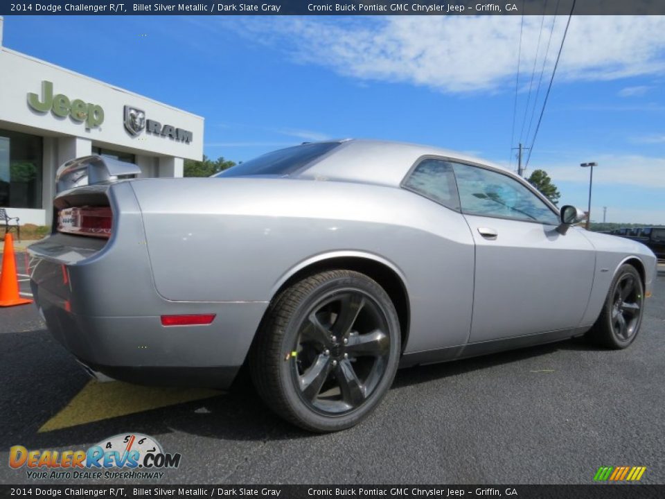 2014 Dodge Challenger R/T Billet Silver Metallic / Dark Slate Gray Photo #7