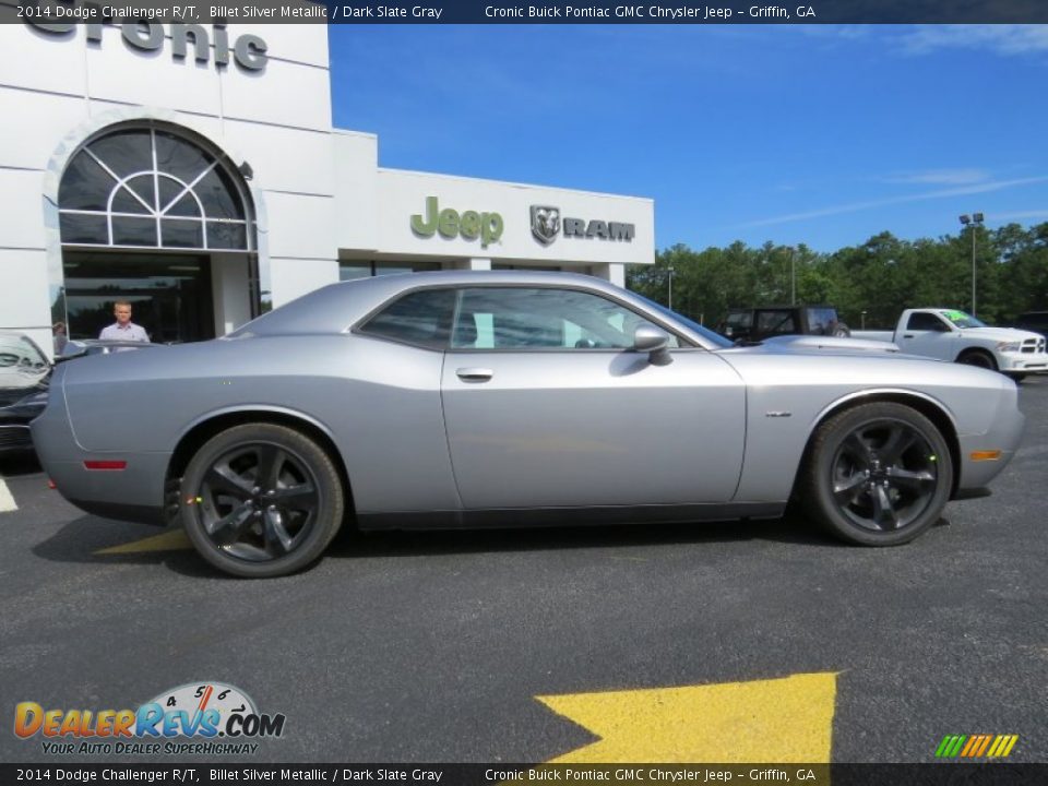 2014 Dodge Challenger R/T Billet Silver Metallic / Dark Slate Gray Photo #8