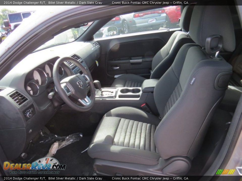 2014 Dodge Challenger R/T Billet Silver Metallic / Dark Slate Gray Photo #9
