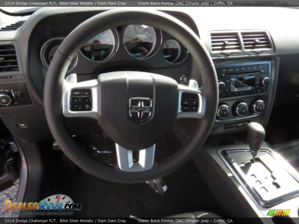 2014 Dodge Challenger R/T Billet Silver Metallic / Dark Slate Gray Photo #10
