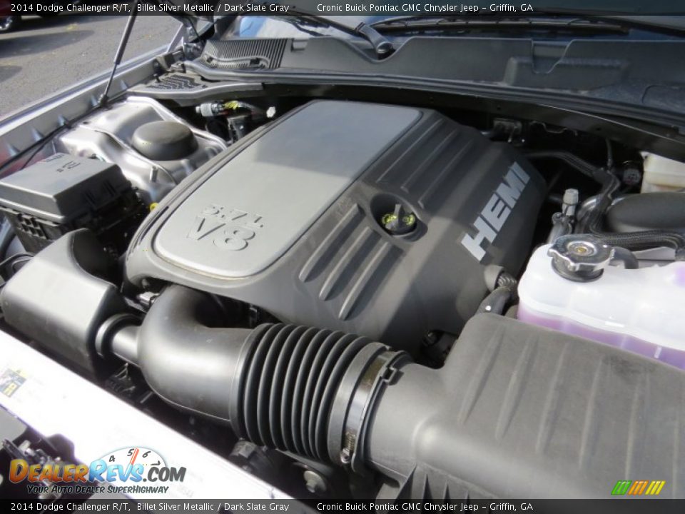 2014 Dodge Challenger R/T Billet Silver Metallic / Dark Slate Gray Photo #11