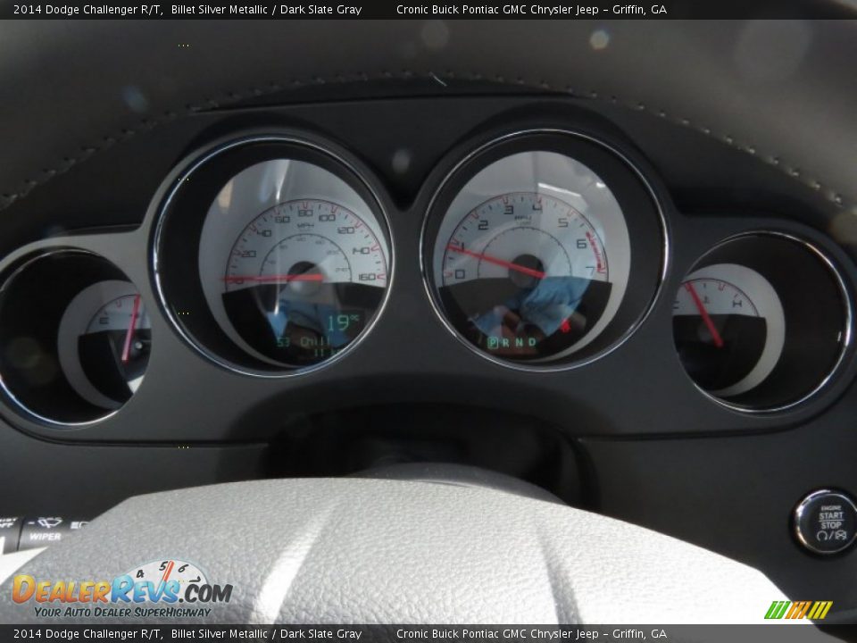 2014 Dodge Challenger R/T Billet Silver Metallic / Dark Slate Gray Photo #12