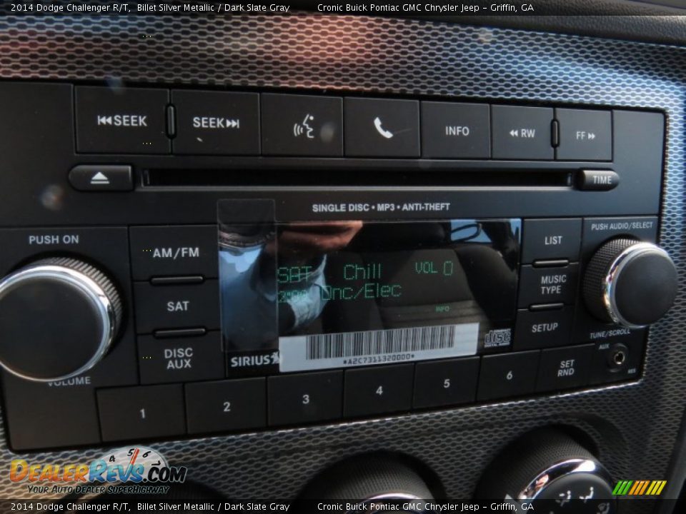 2014 Dodge Challenger R/T Billet Silver Metallic / Dark Slate Gray Photo #13