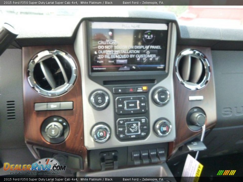 Controls of 2015 Ford F350 Super Duty Lariat Super Cab 4x4 Photo #15