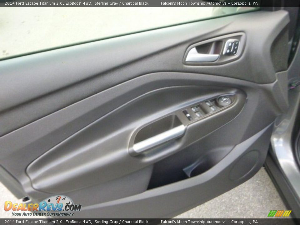2014 Ford Escape Titanium 2.0L EcoBoost 4WD Sterling Gray / Charcoal Black Photo #18
