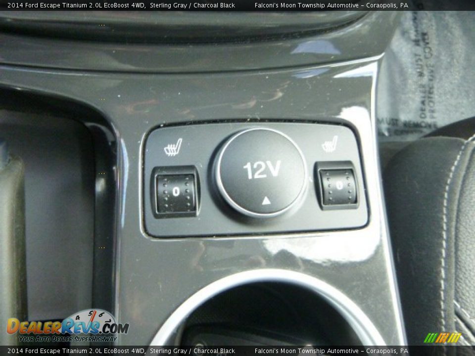 2014 Ford Escape Titanium 2.0L EcoBoost 4WD Sterling Gray / Charcoal Black Photo #21