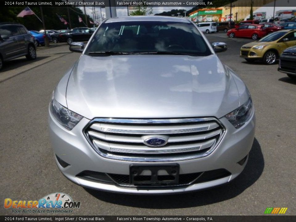 2014 Ford Taurus Limited Ingot Silver / Charcoal Black Photo #7