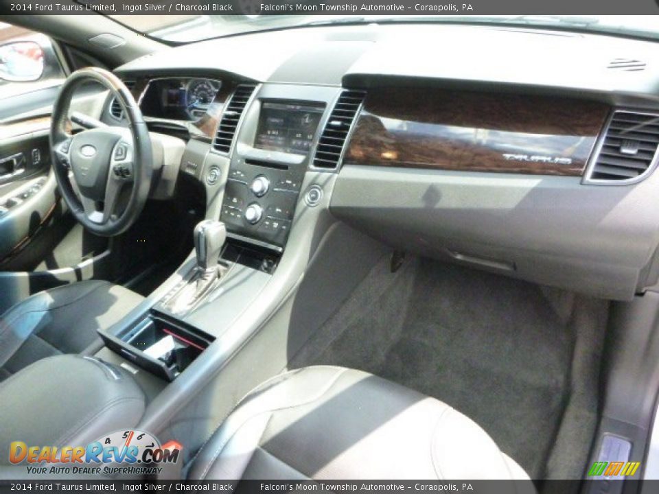 2014 Ford Taurus Limited Ingot Silver / Charcoal Black Photo #11