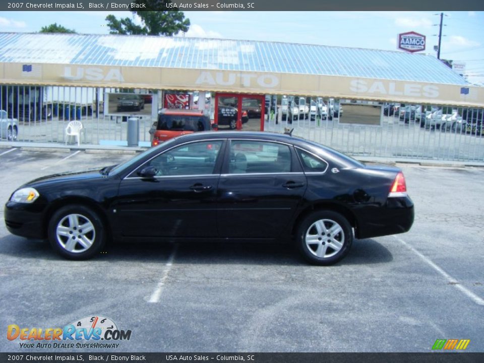 2007 Chevrolet Impala LS Black / Ebony Black Photo #2